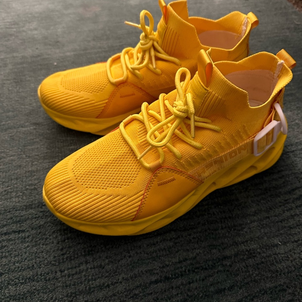 Yellow shoes